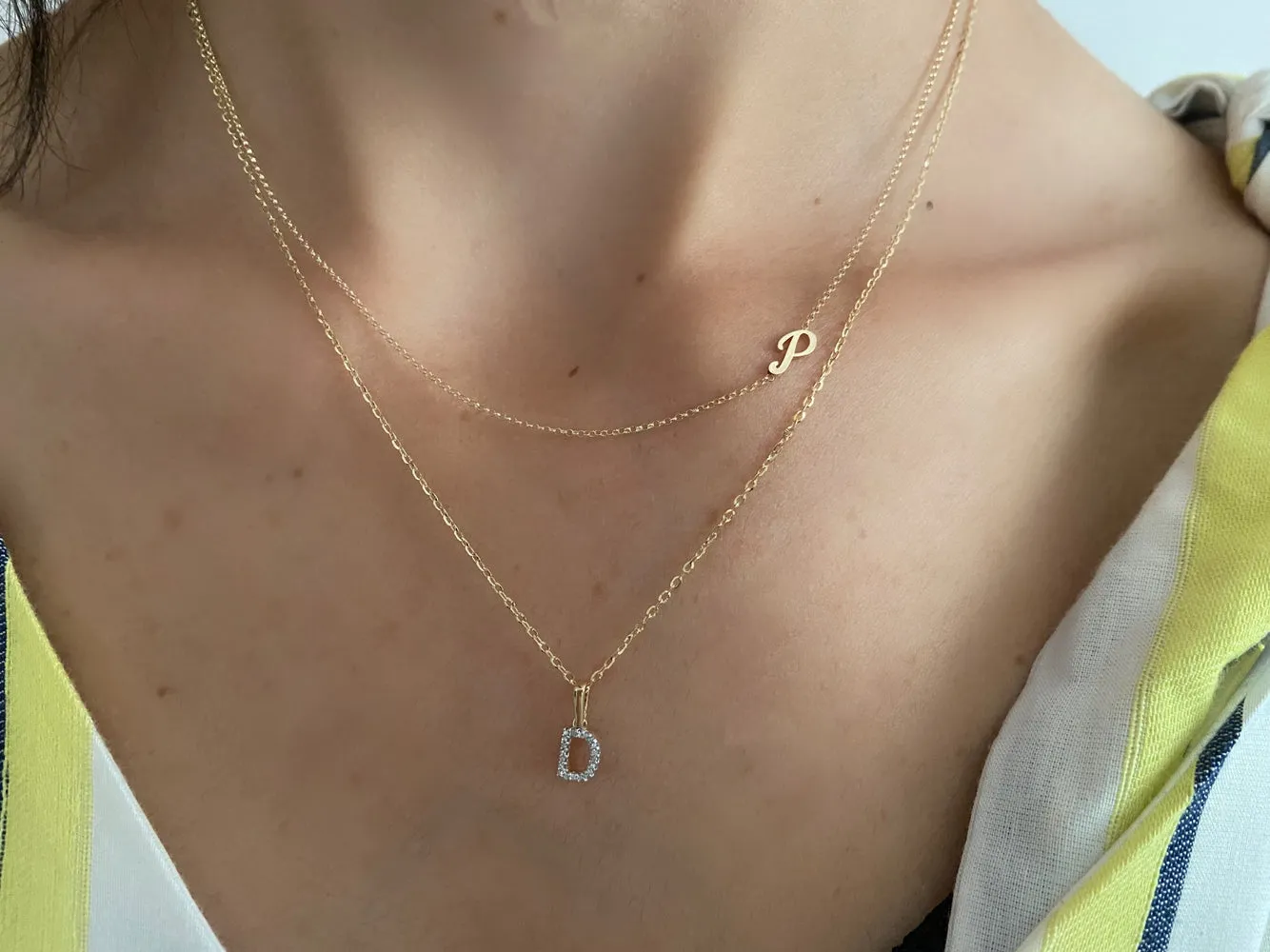 Diamond Initial Charm