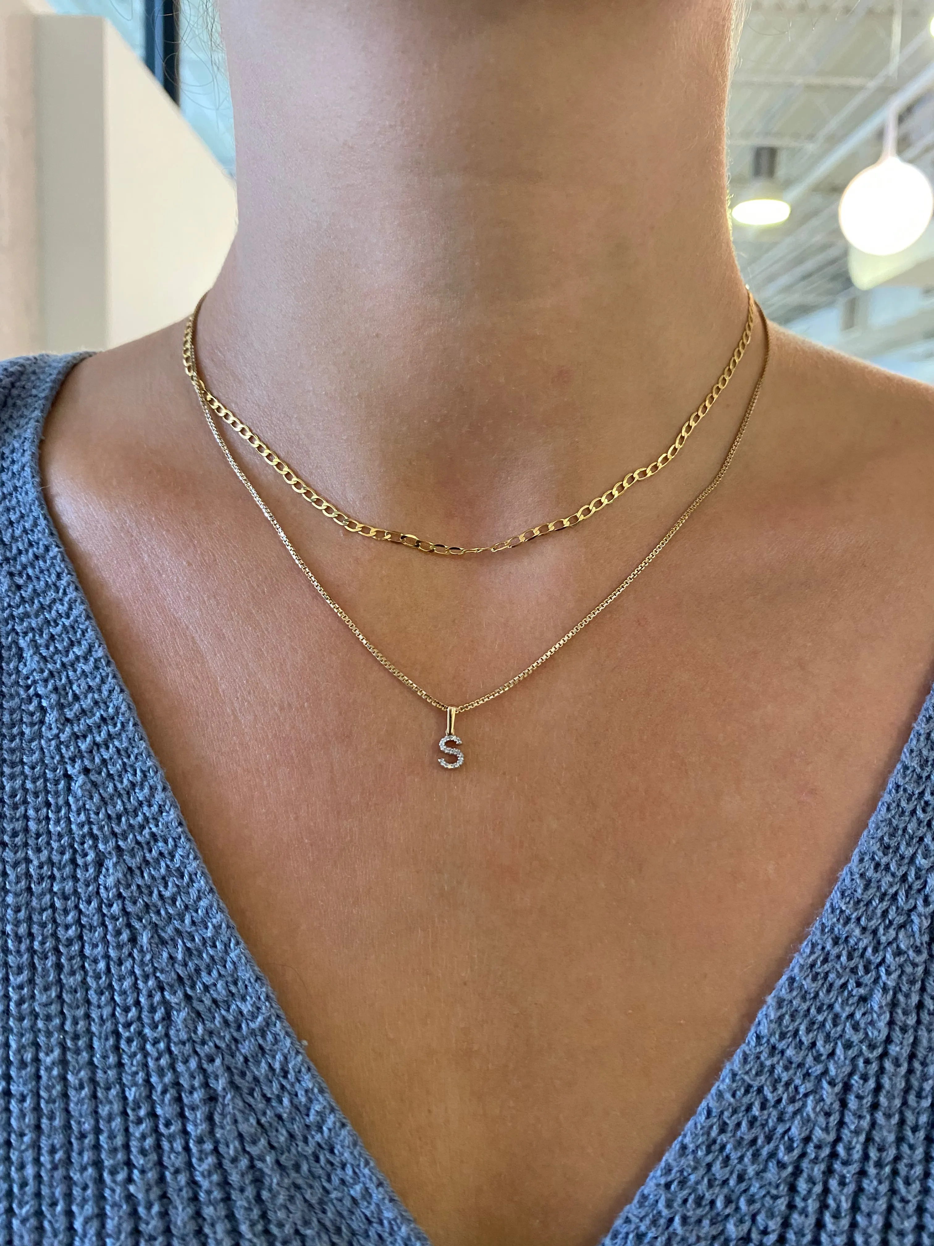 Diamond Initial Charm