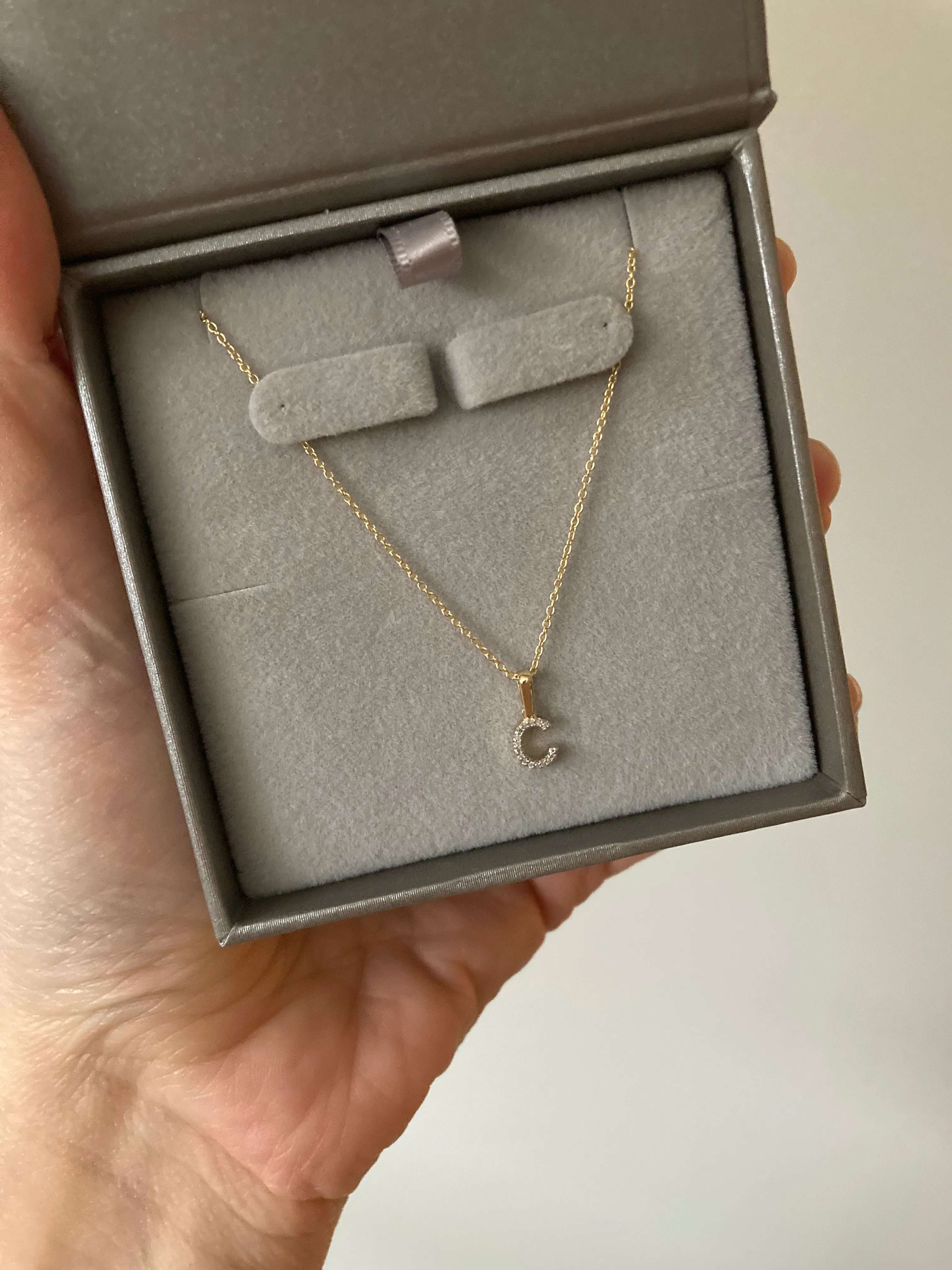 Diamond Initial Charm
