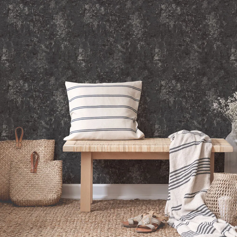 Distressed Gold Leaf Peel and Stick Wallpaper