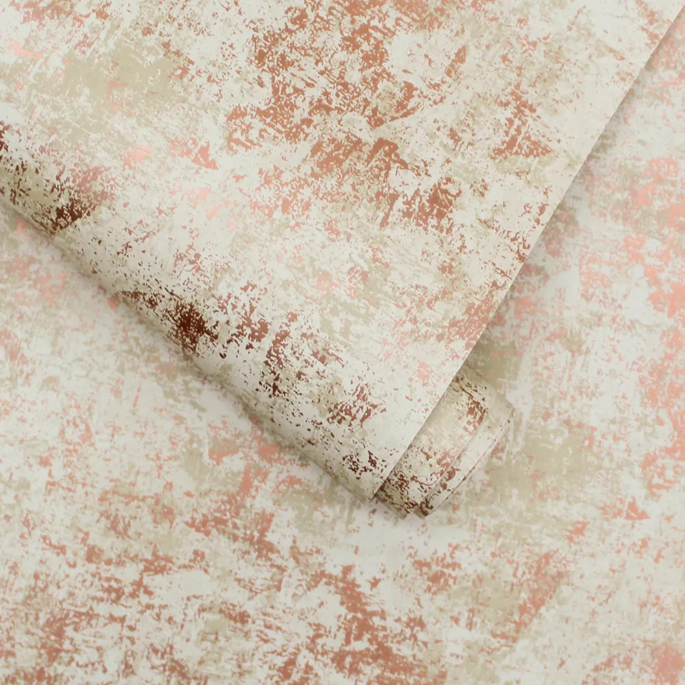 Distressed Gold Leaf Peel and Stick Wallpaper