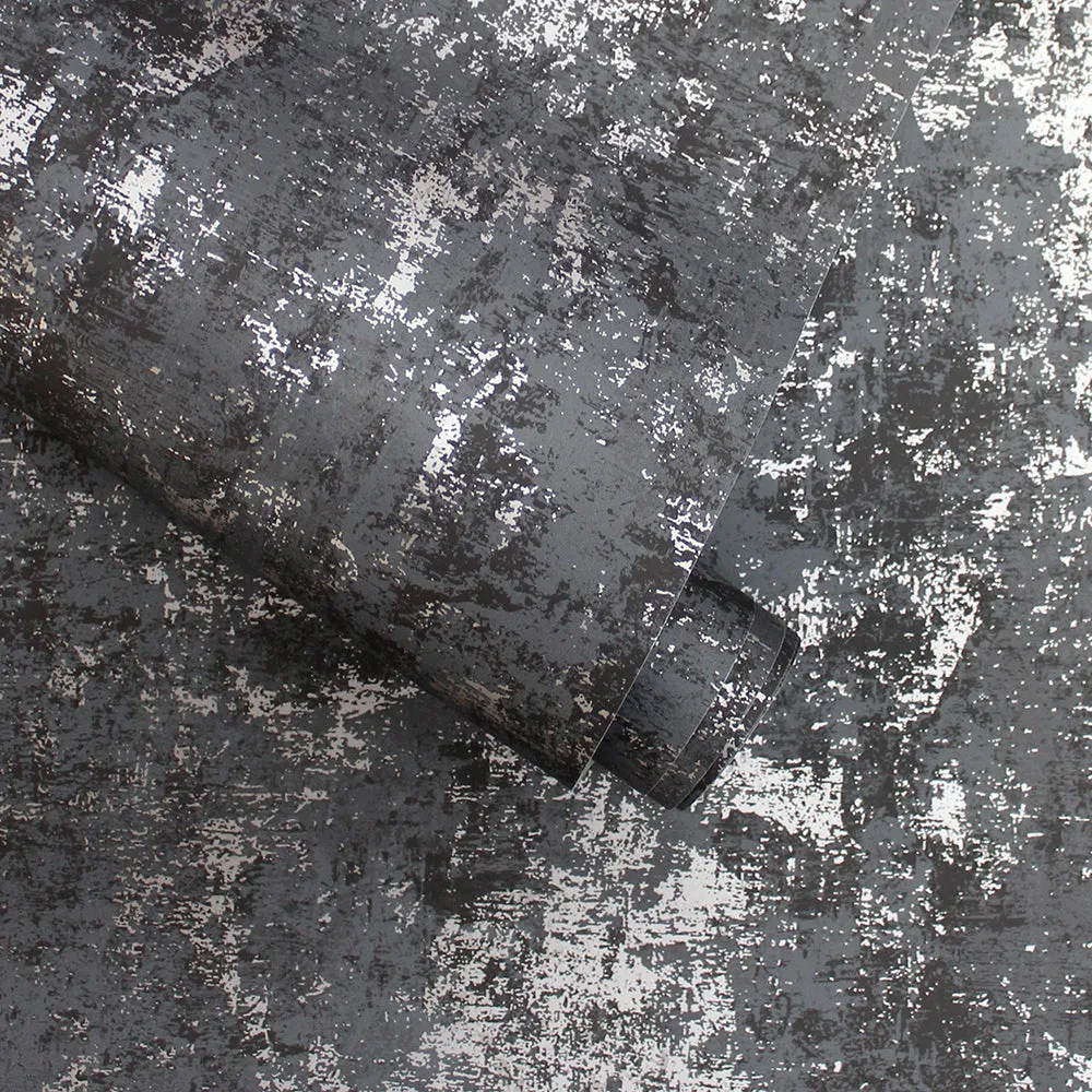 Distressed Gold Leaf Peel and Stick Wallpaper
