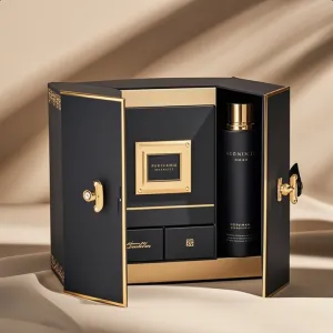 Double Door Opening Magnetic Book-صندوق ورقي فاخر