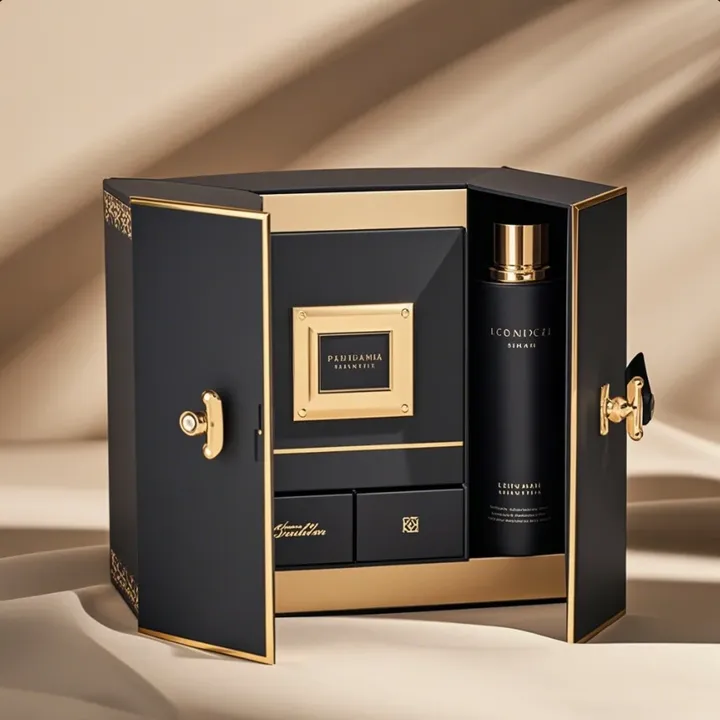Double Door Opening Magnetic Book-صندوق ورقي فاخر