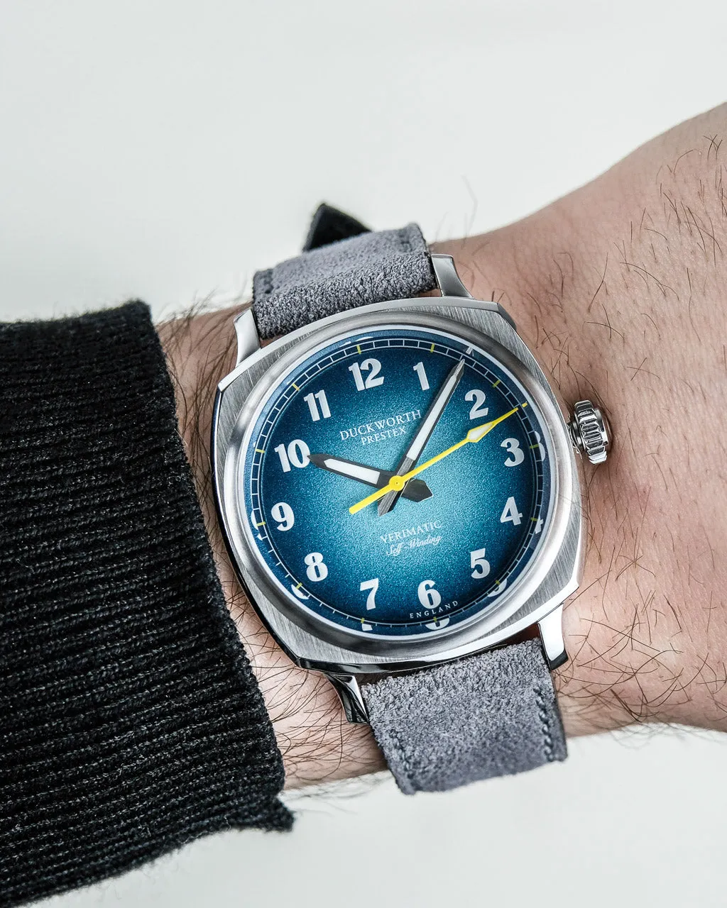 DP Watch VeriMTic Blue Fume Grey Suede