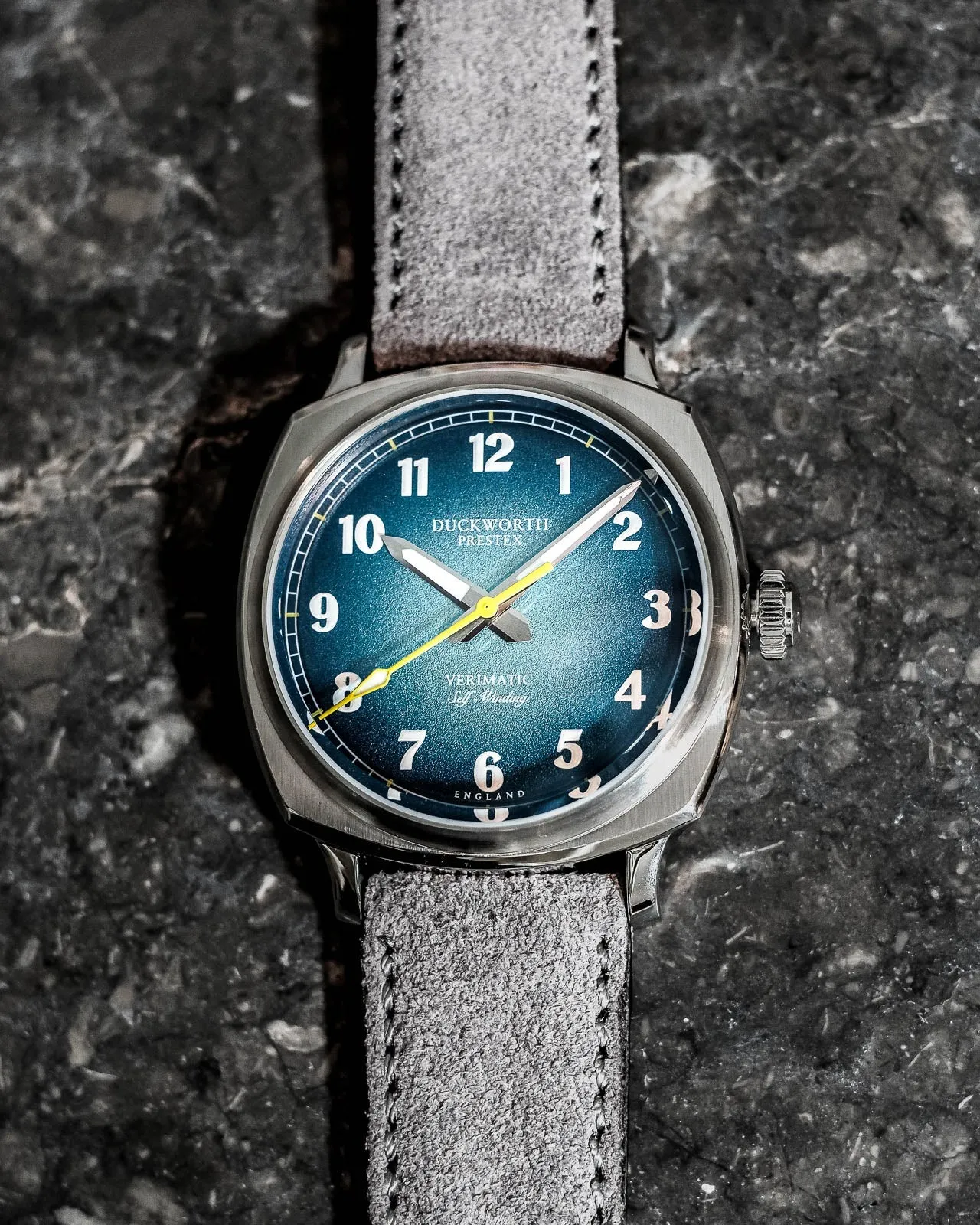 DP Watch VeriMTic Blue Fume Grey Suede