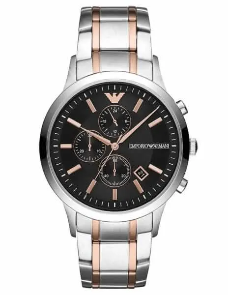 Emporio Armani Men's Stainless Steel AR11165 Elegant Quartz Watch