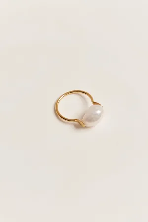 Esme Pearl Ring Gold