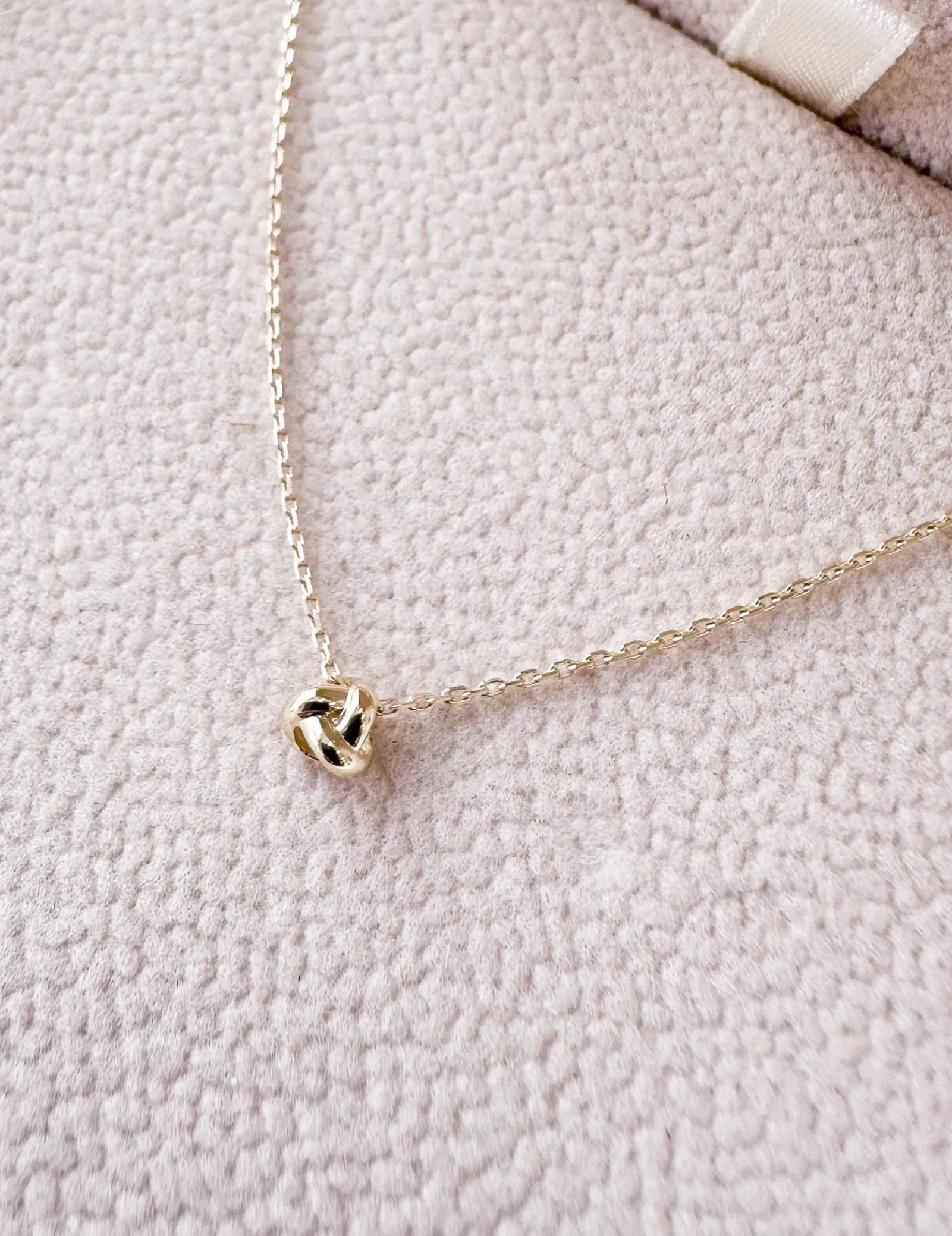 Forget Me Knot Necklace