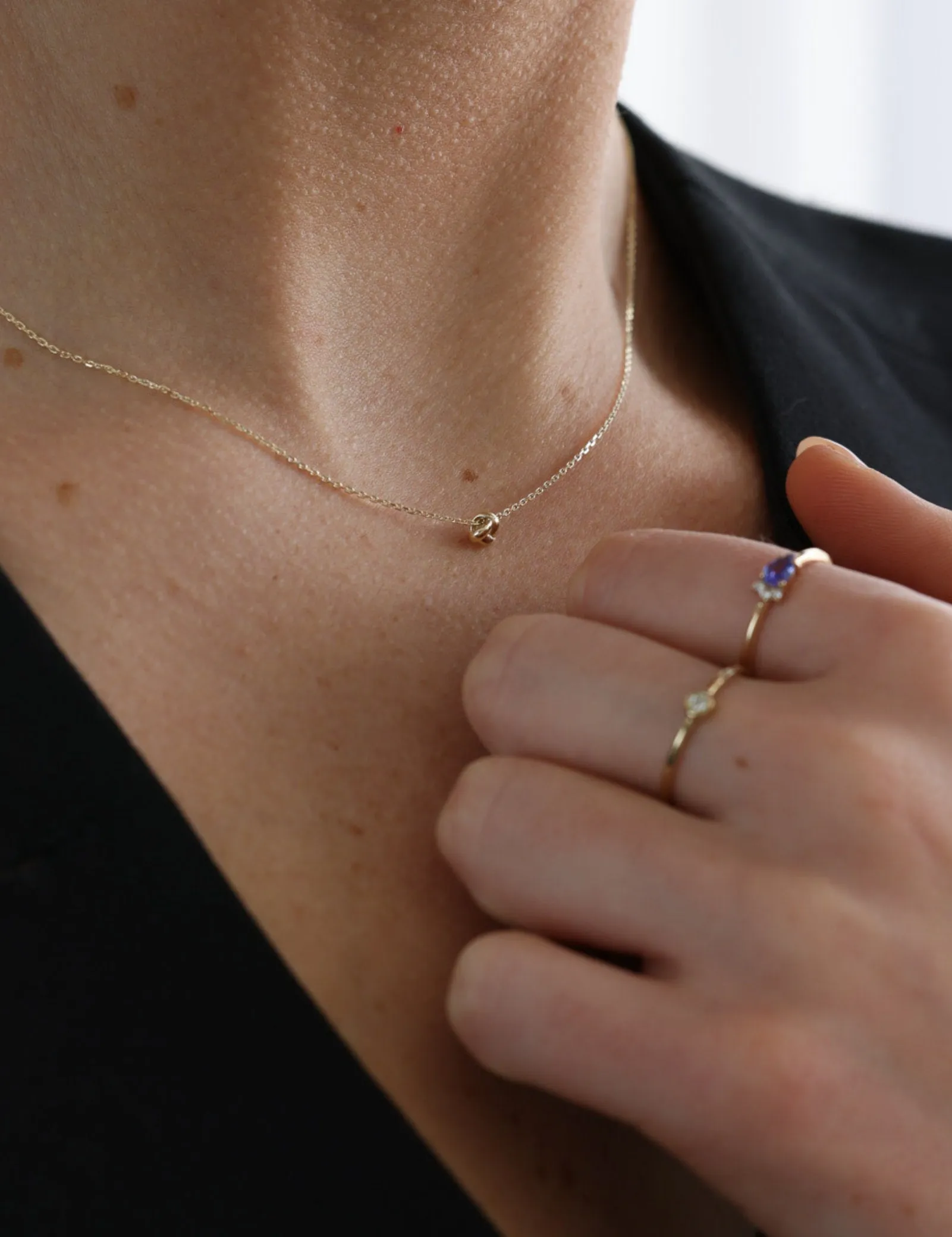 Forget Me Knot Necklace