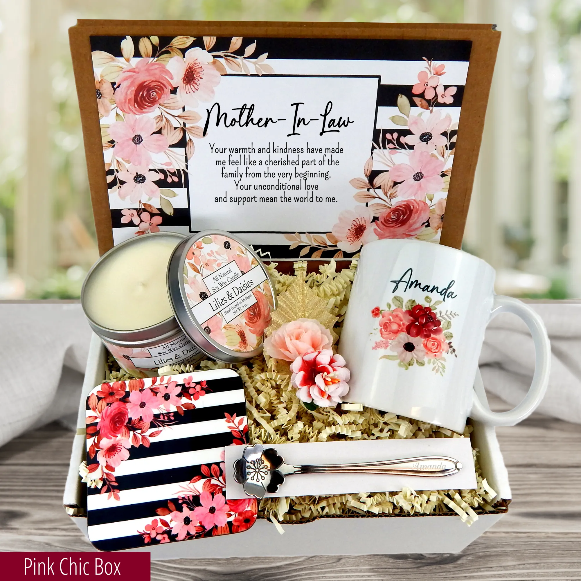 Gift for Mother-In-Law with Personalized Keepsake Mug
