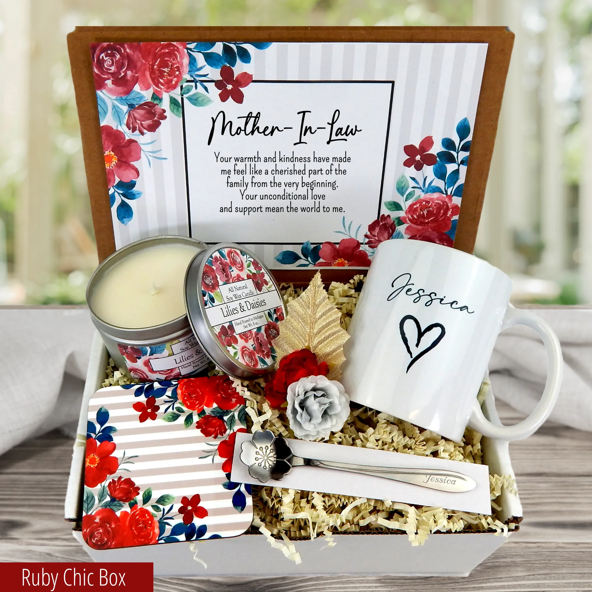 Gift for Mother-In-Law with Personalized Keepsake Mug