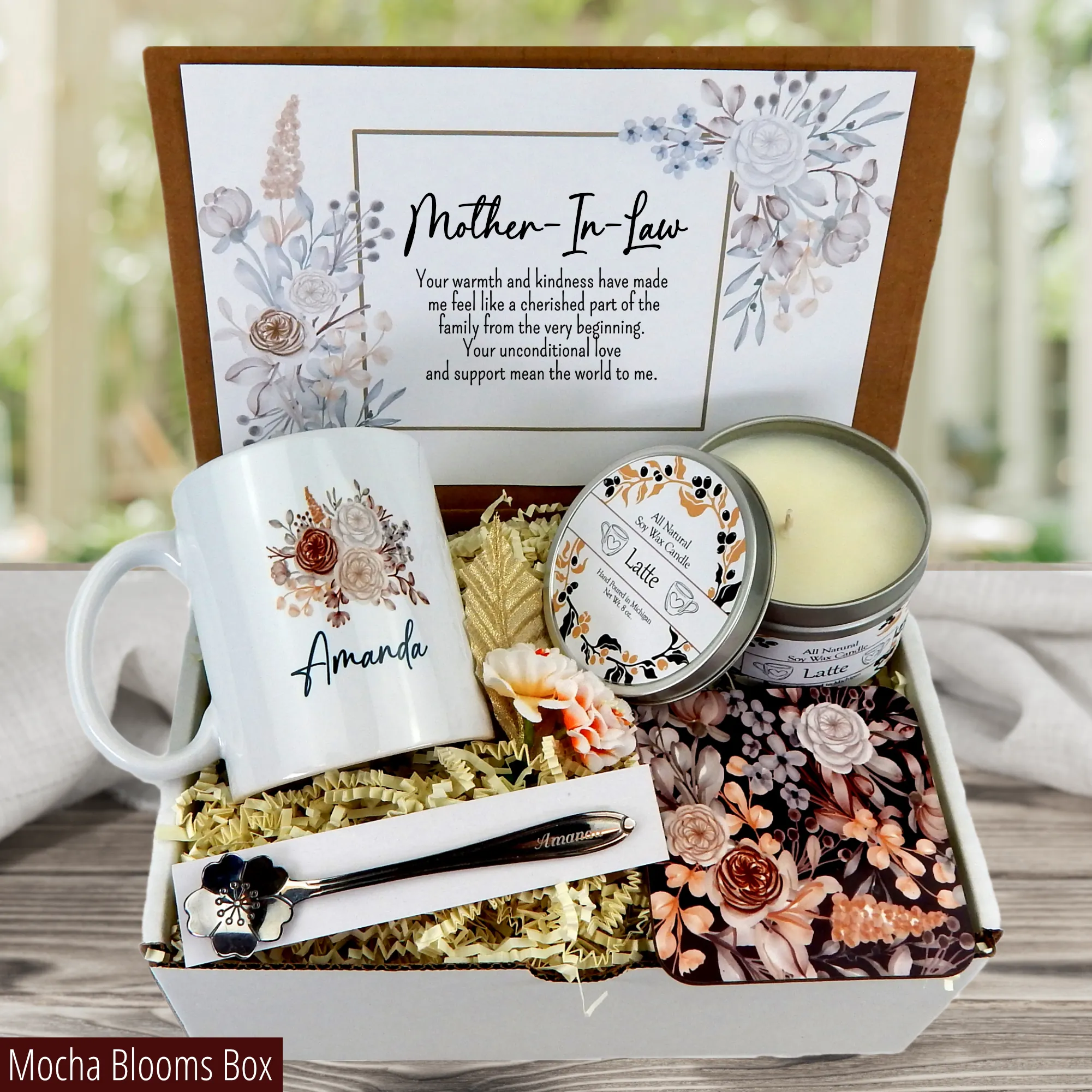 Gift for Mother-In-Law with Personalized Keepsake Mug