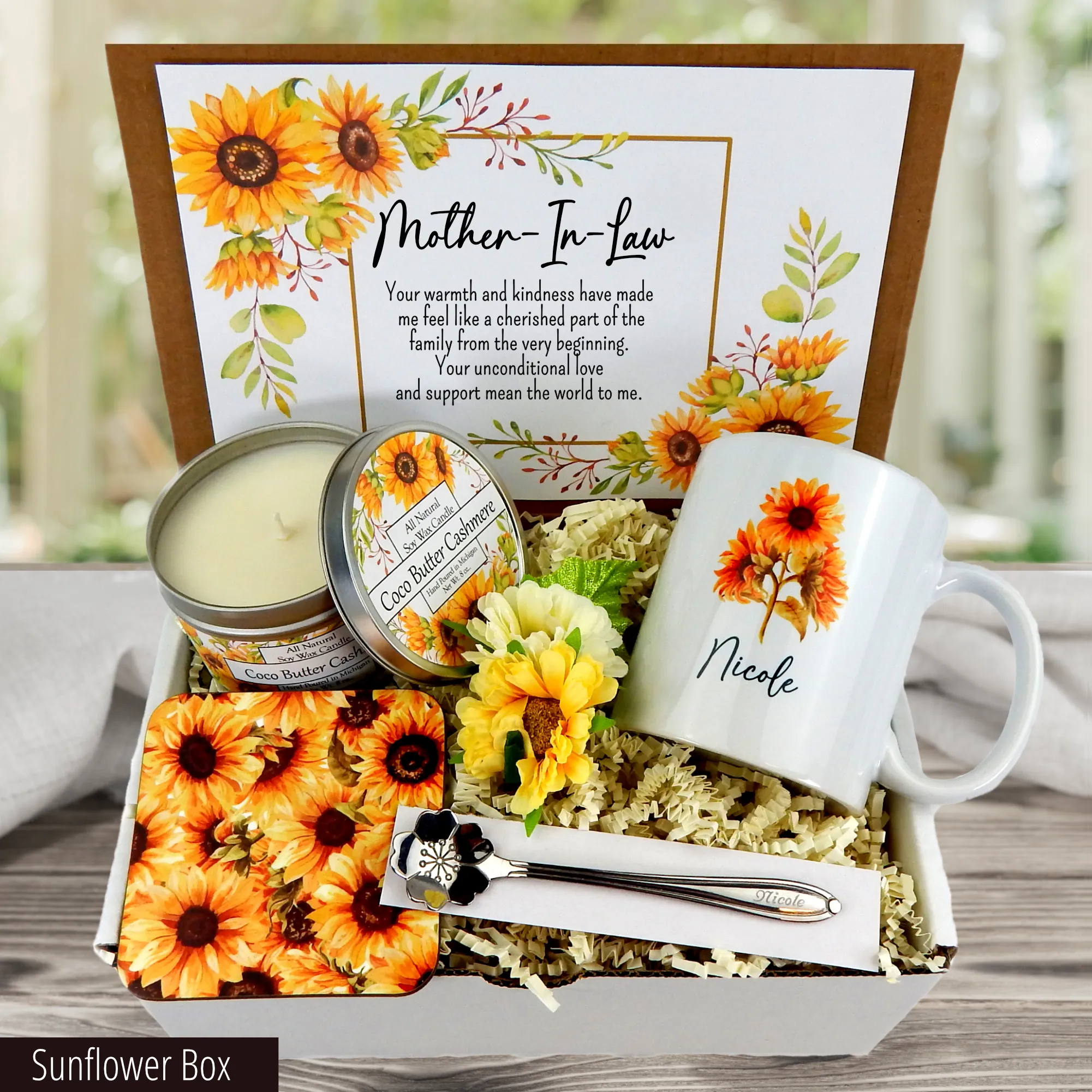 Gift for Mother-In-Law with Personalized Keepsake Mug