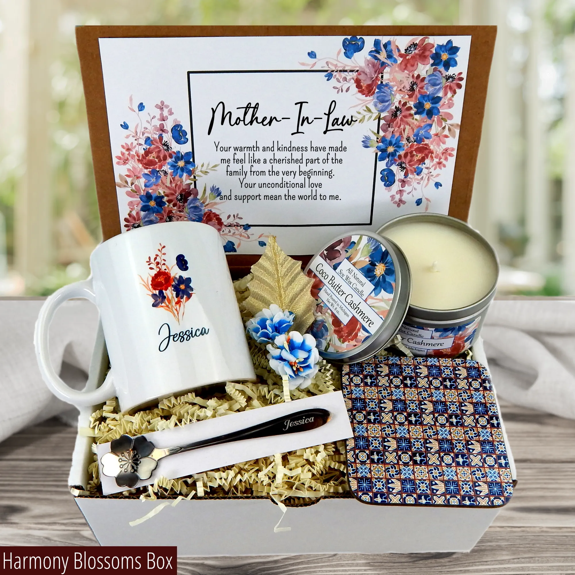 Gift for Mother-In-Law with Personalized Keepsake Mug