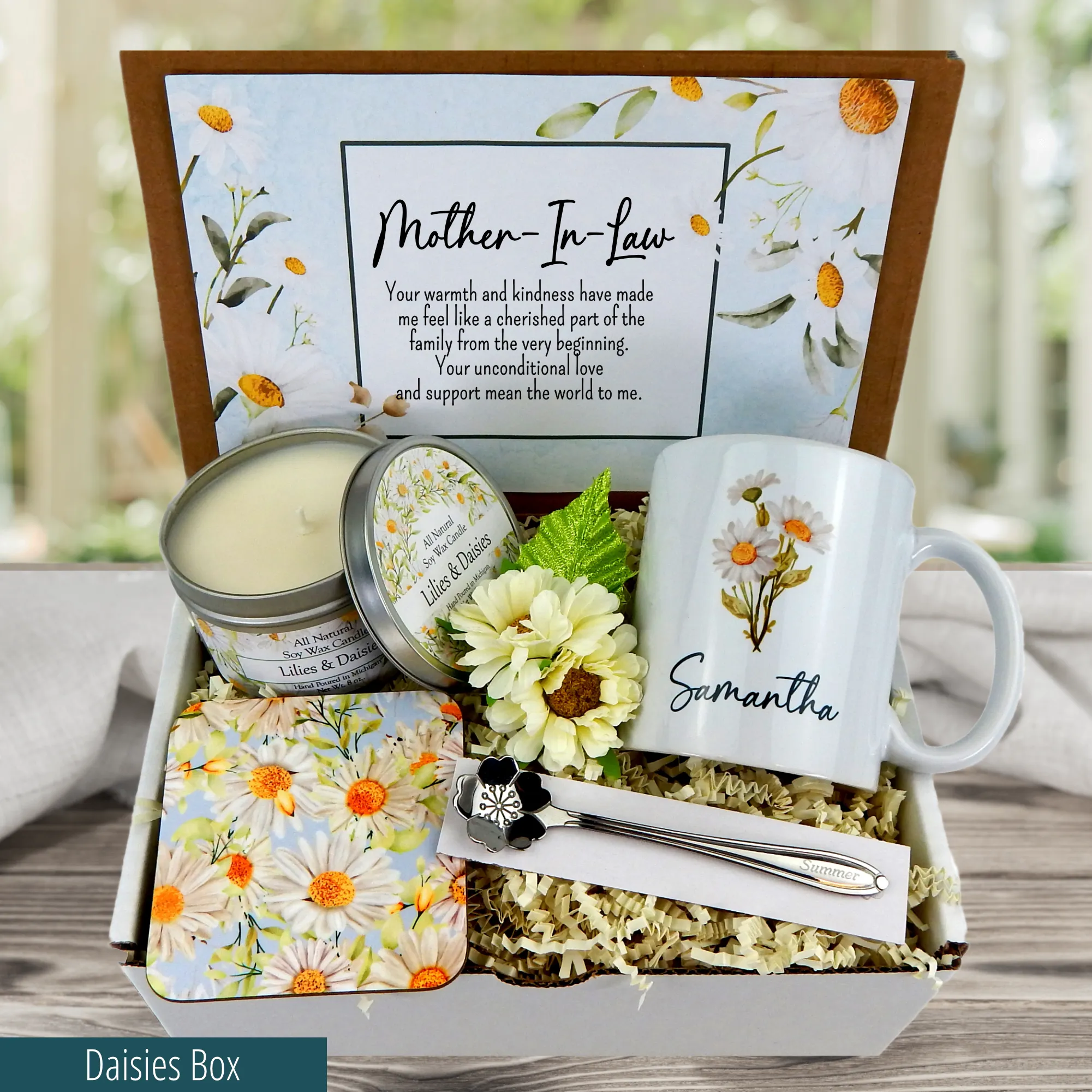 Gift for Mother-In-Law with Personalized Keepsake Mug