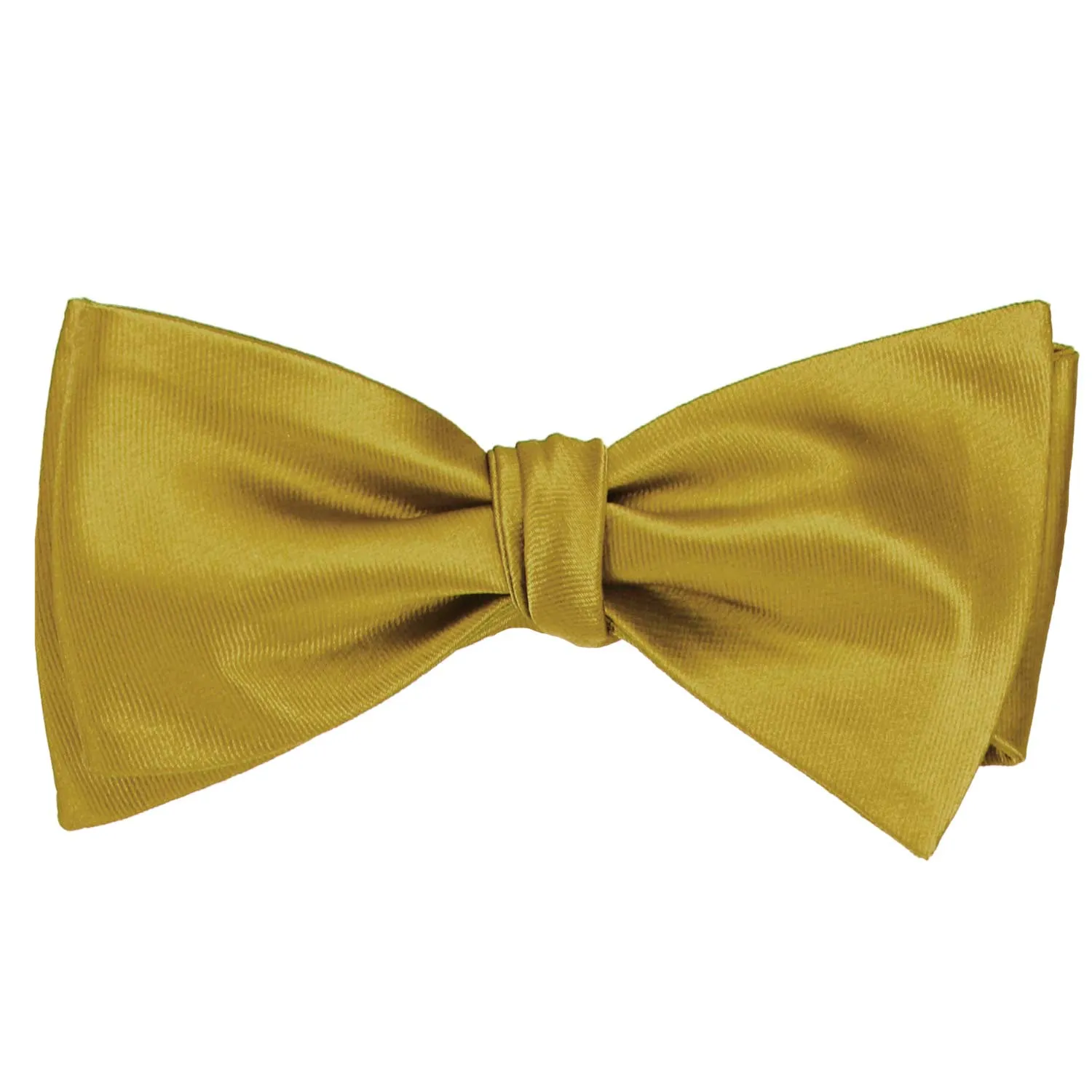 Gold Self-Tie Bow Tie