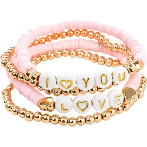 Great Pretenders Pink Love Bracelets