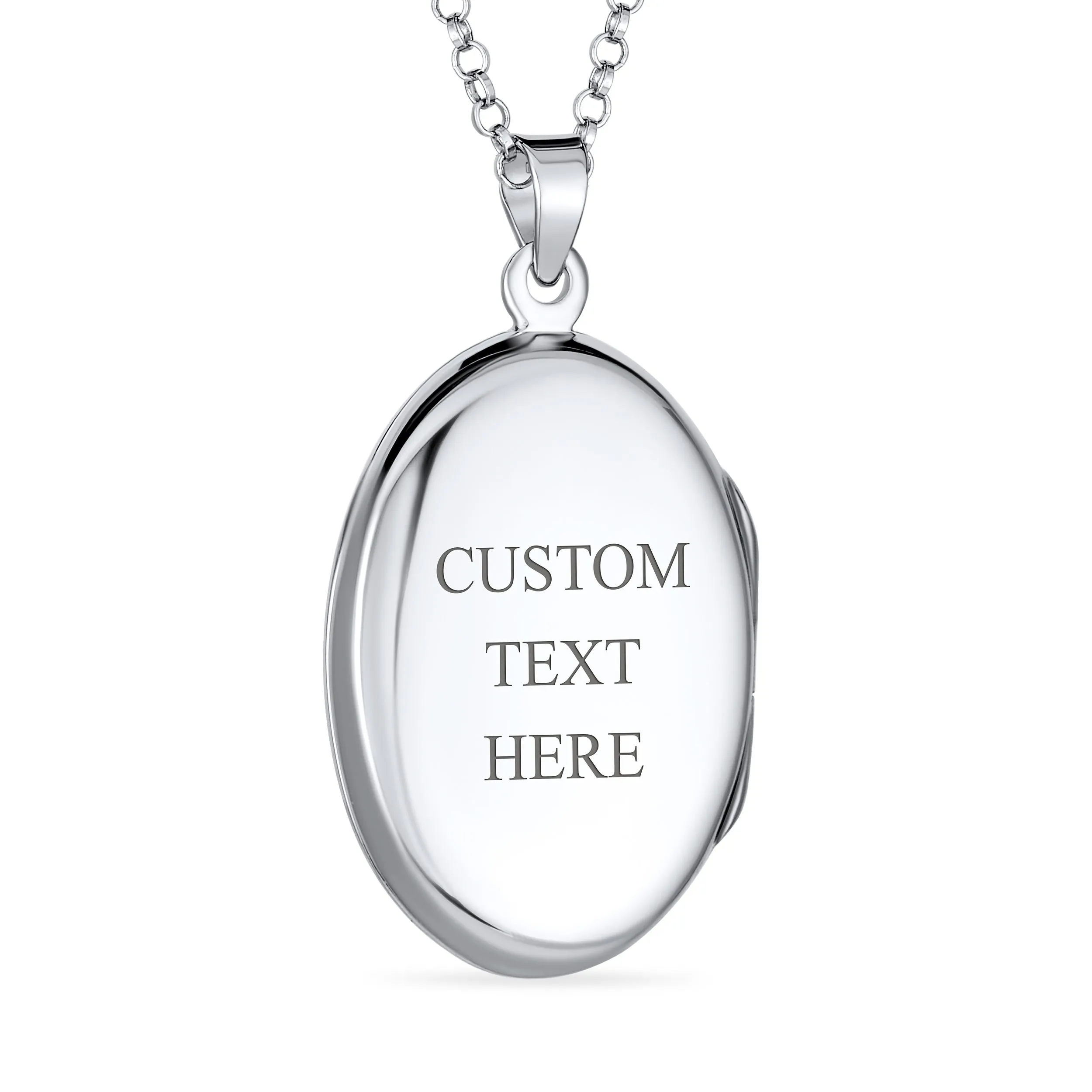 Irish Celtic Claddagh Locket Necklace for Teens Sterling Silver Photo Holder