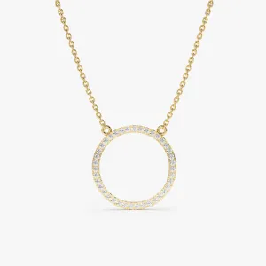 Large Circle Of Life Diamond Necklace, Lola