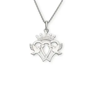Luckenbooth Silver Pendant P137