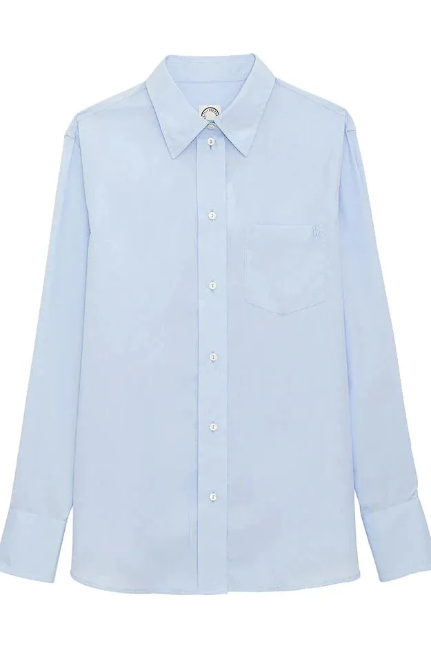 Maureen Light Blue Cotton Shirt