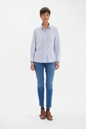 Maureen Light Blue Cotton Shirt