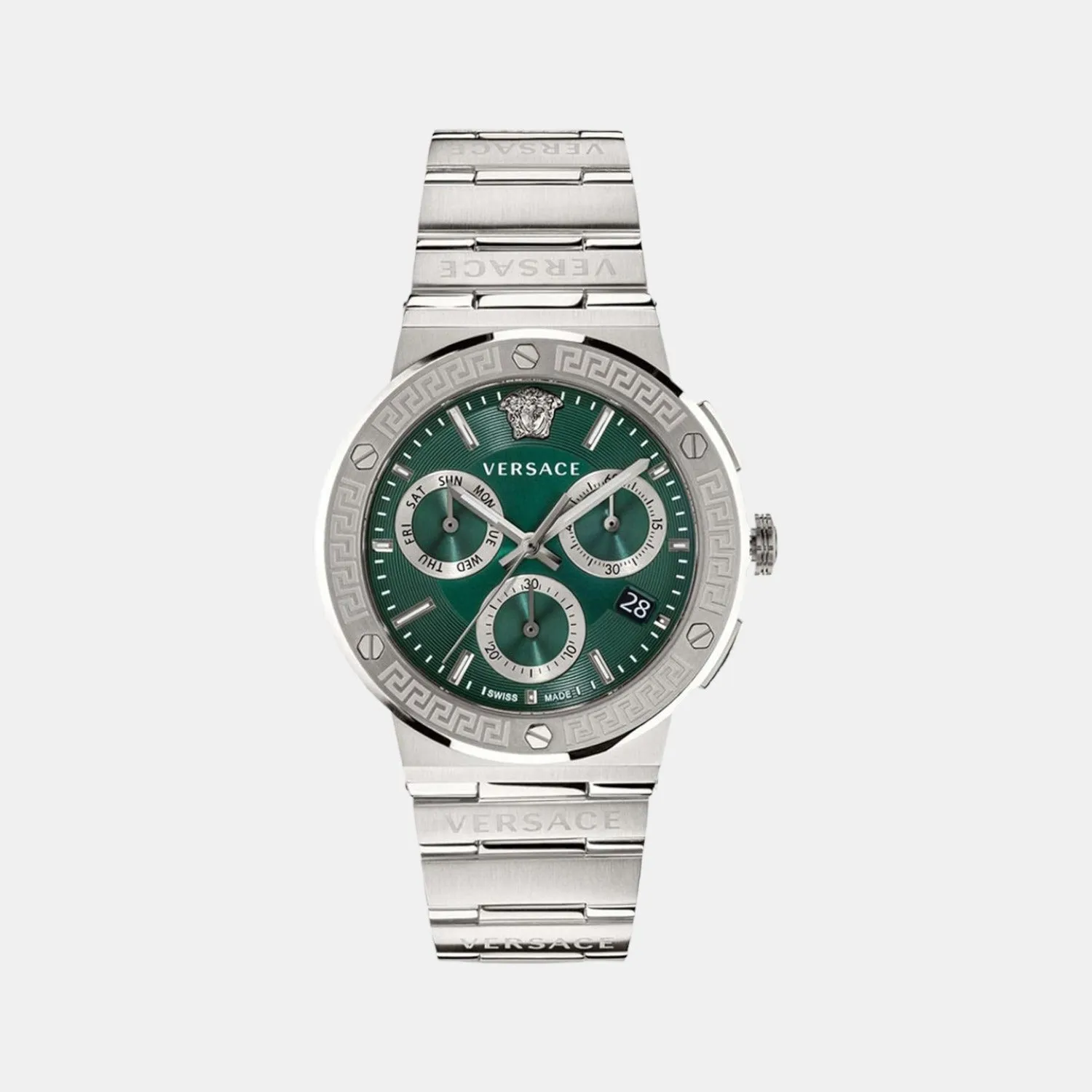 Men Green Stainless Steel Chronograph Watch VEZ900121