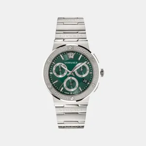 Men Green Stainless Steel Chronograph Watch VEZ900121