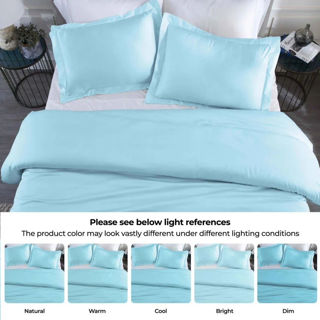 Modal From Beechwood 400 Thread Count Solid Duvet Cover Set