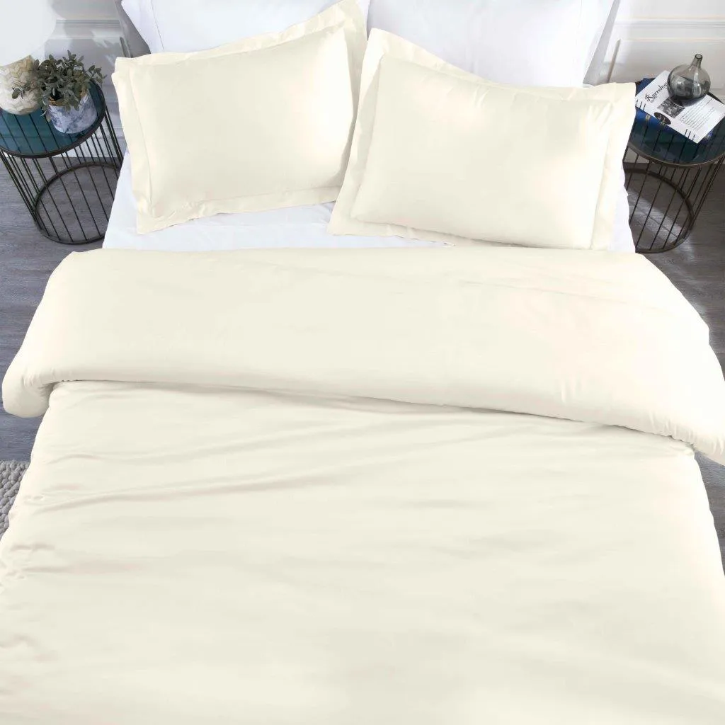 Modal From Beechwood 400 Thread Count Solid Duvet Cover Set