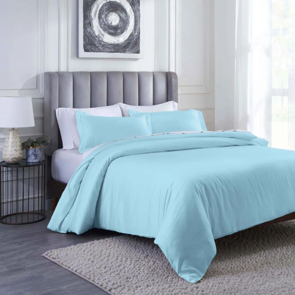 Modal From Beechwood 400 Thread Count Solid Duvet Cover Set