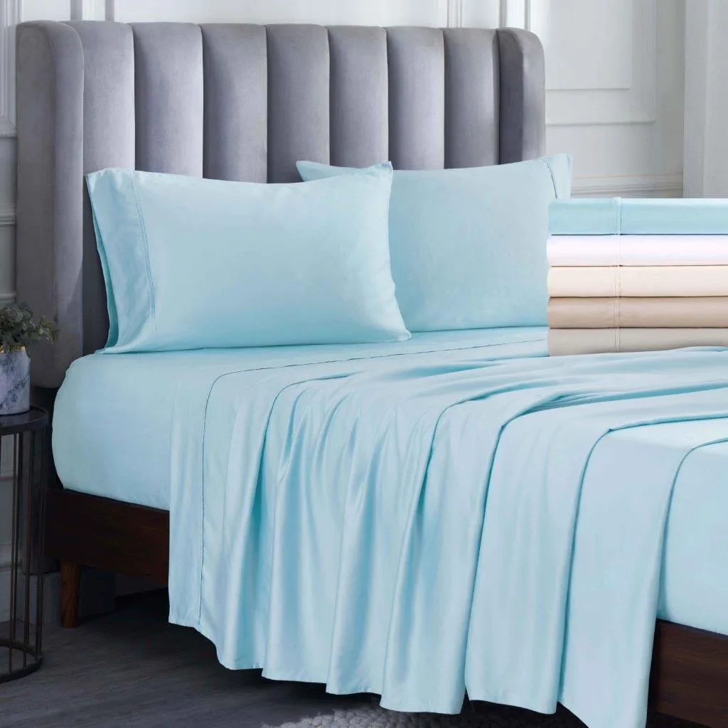 Modal From Beechwood 400 Thread Count Solid Duvet Cover Set