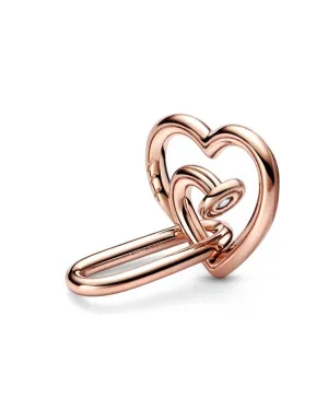 Nailed Heart Double Link in Rose Gold | Rose Gold