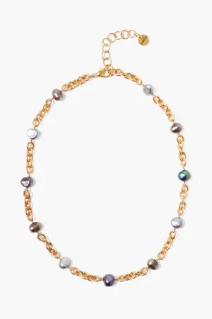 Nautica Chain Necklace Peacock Mix