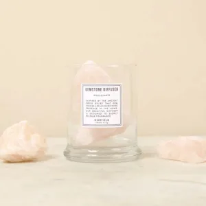Norfolk Gemstone Diffuser - Rose Quartz (Pink)