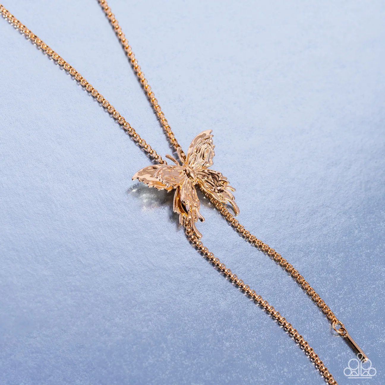 Paparazzi Adjustable Acclaim Gold Necklace & Earring Set