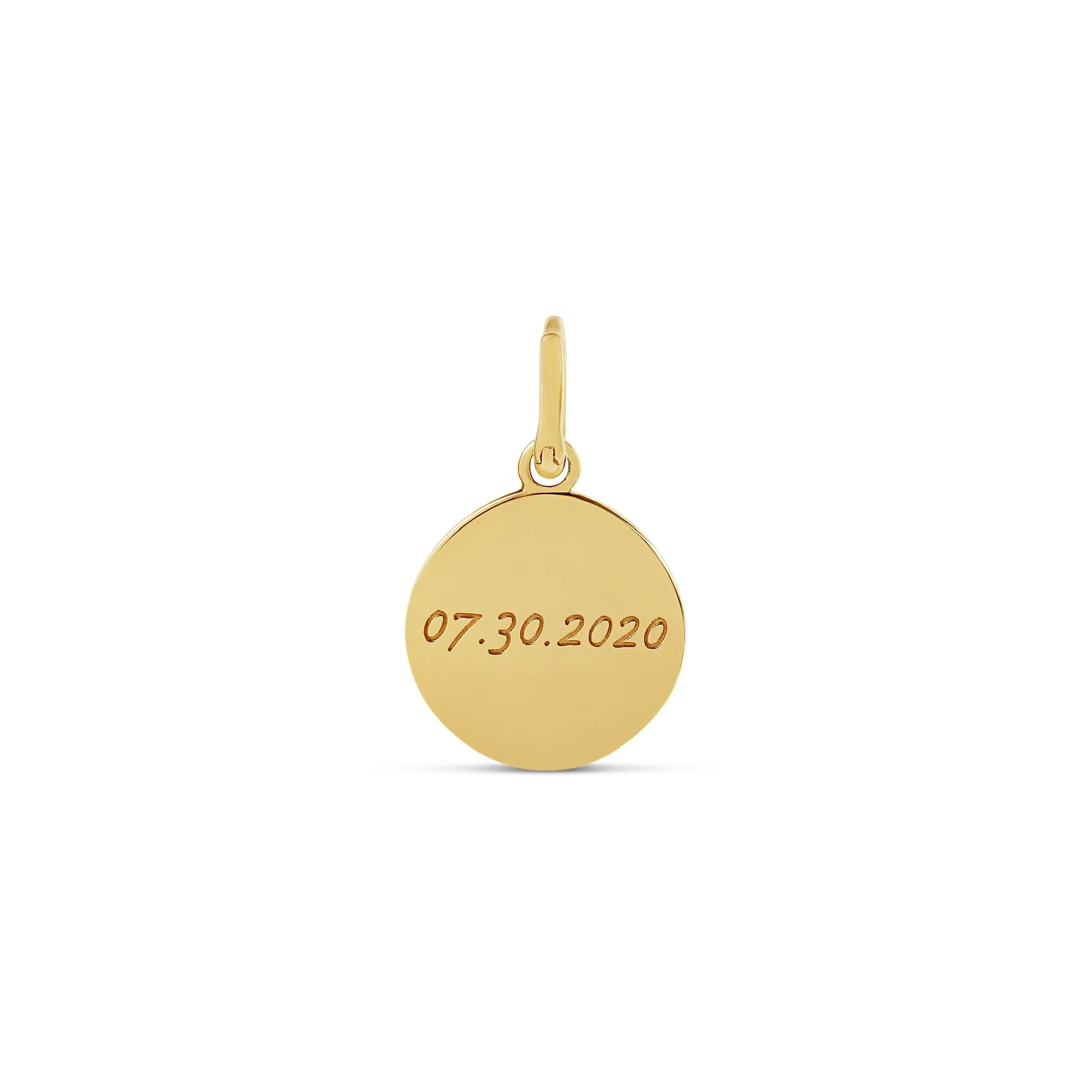 Personalized Print Disc Charm
