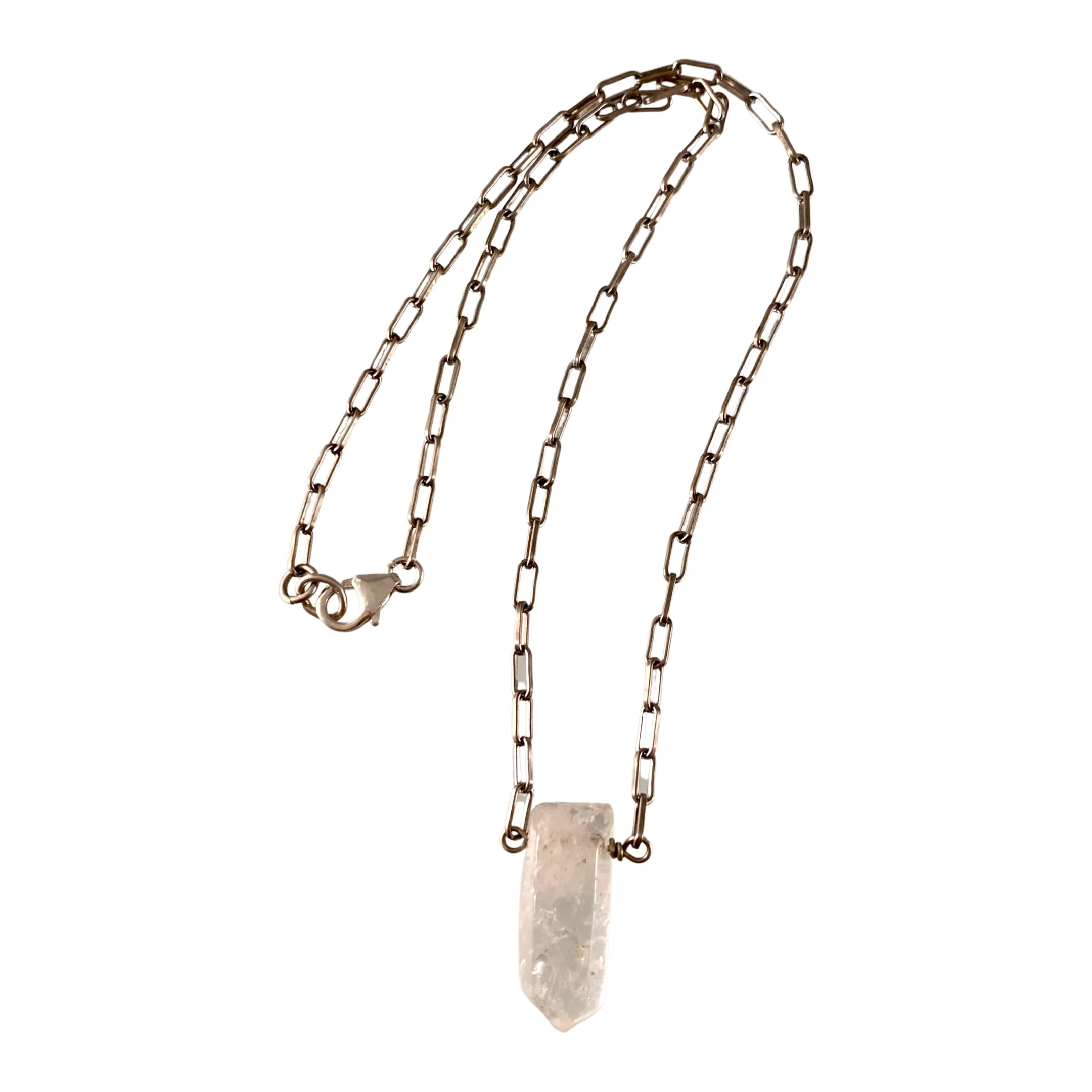 Quartz Crystal Point Necklace