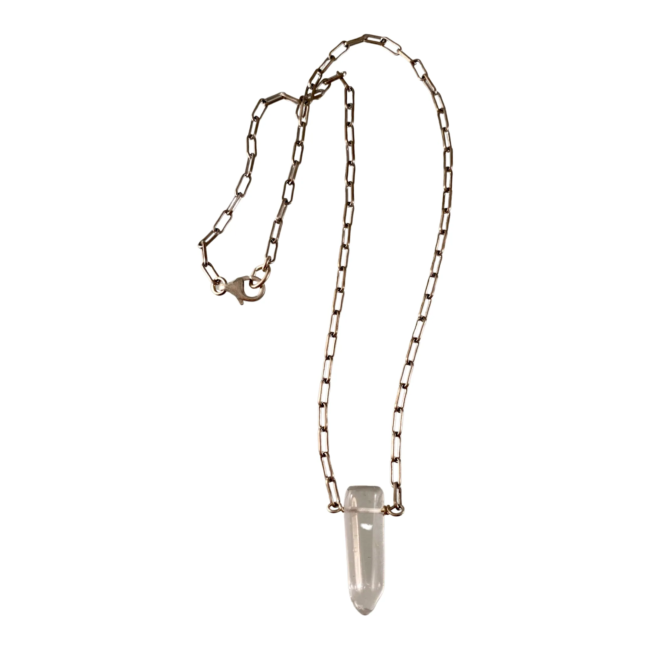 Quartz Crystal Point Necklace