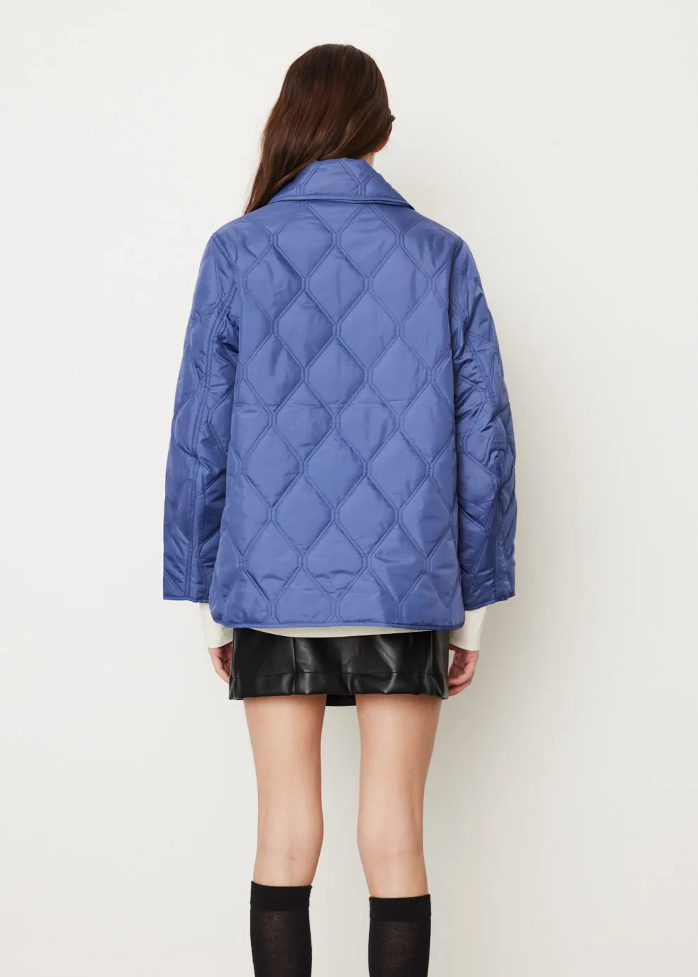 Ripstop Quilt Asymmetric Jacket