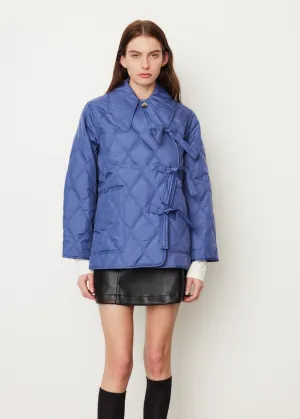 Ripstop Quilt Asymmetric Jacket