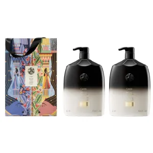 SEASONAL ORIBE GOLD LUST SHAMPOO AND CONDITIONER LITRE GIFT SET