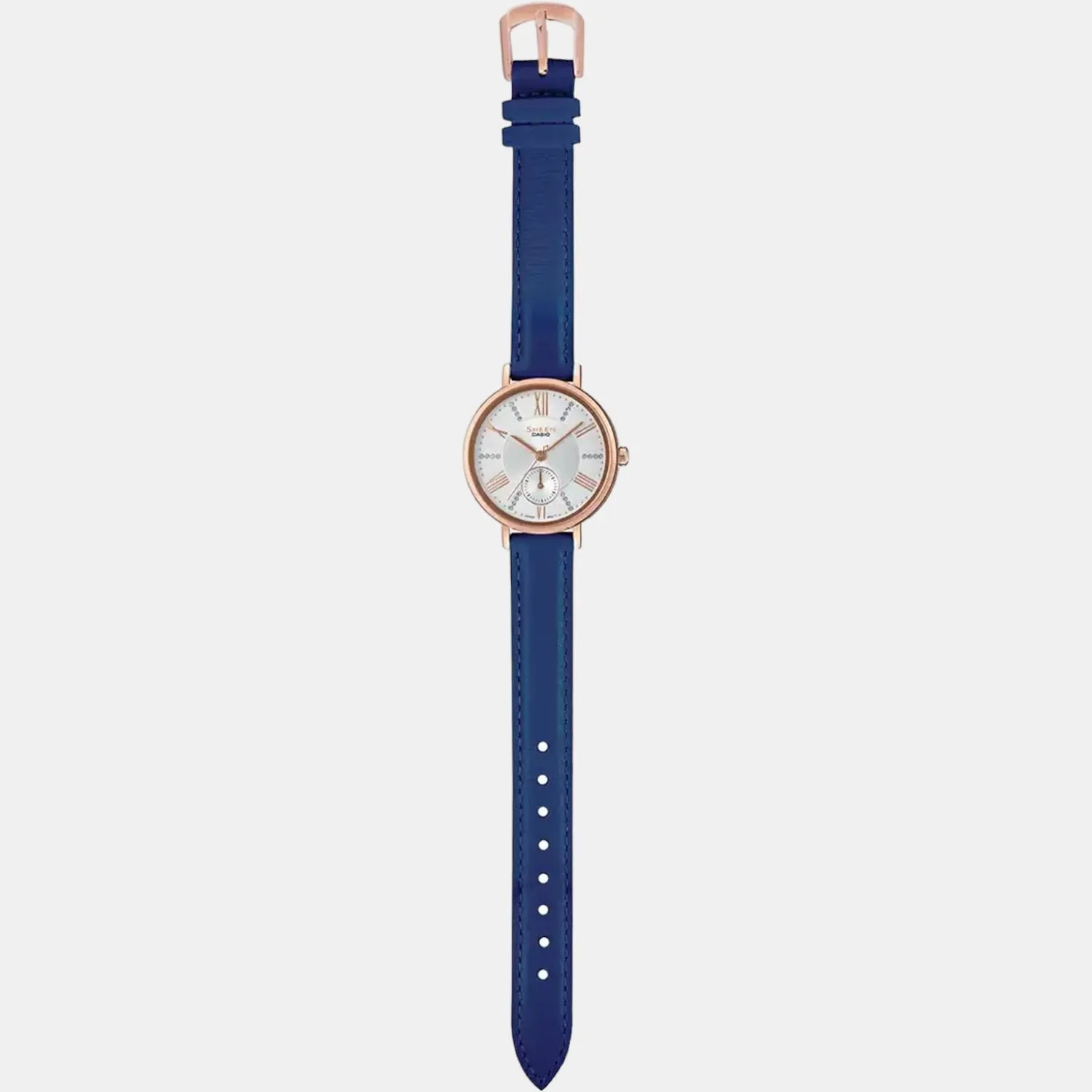 Sheen Women's Analog Leather Watch SX240 - SHE-3066PGL-7AUDF