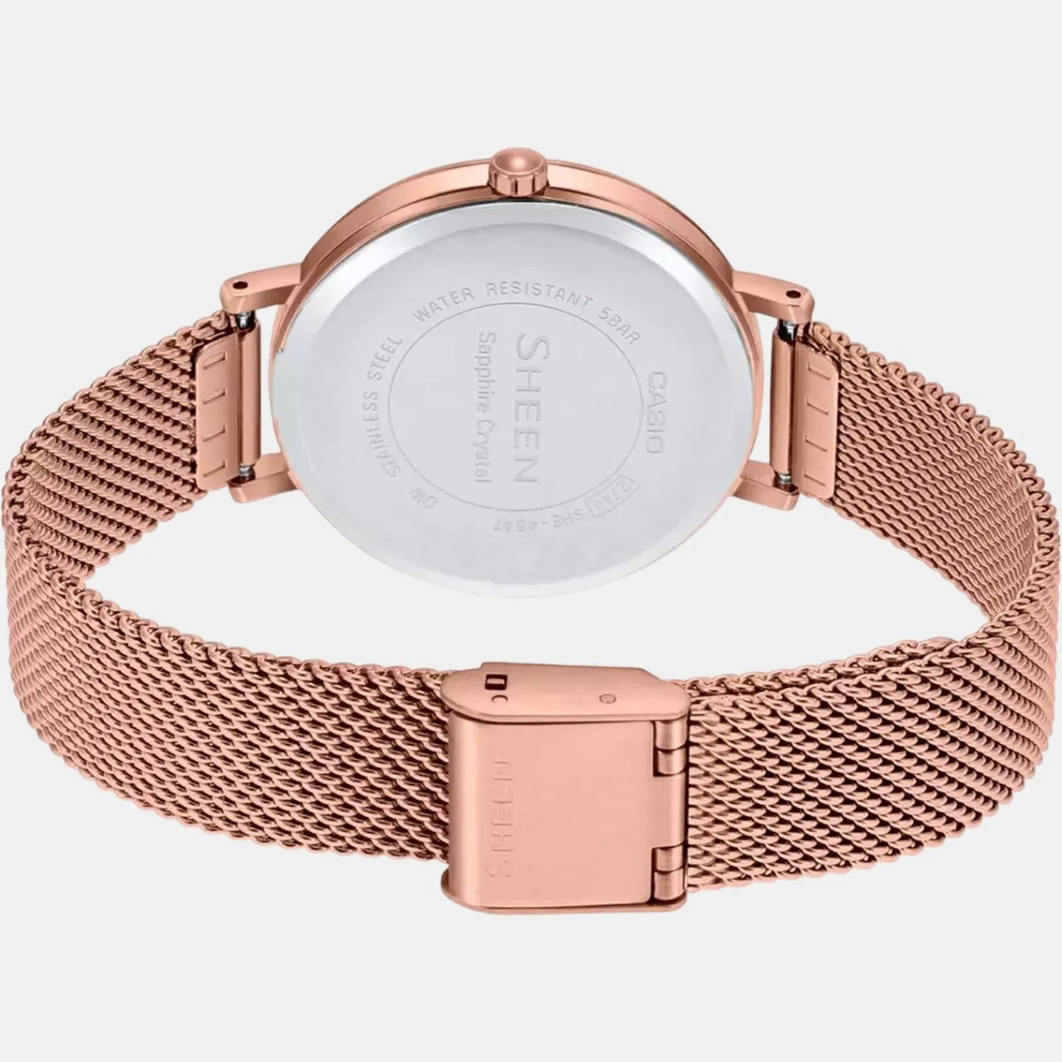 Sheen Women's Analog Stainless Steel Watch SH255 - SHE-4547PGM-5AUDF