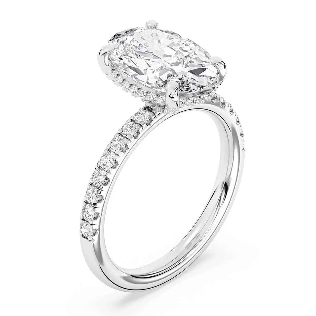 Signature EcoLove Diamond Dreams 4 CTW  100 Facet Centurion Diamond Bridal Set in Platinum