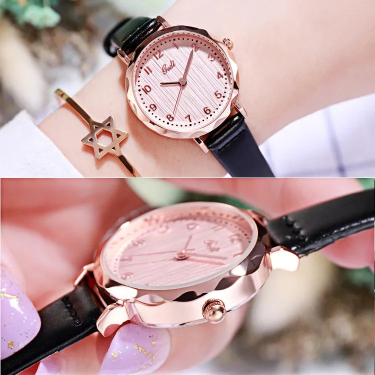 Simple Numberal Scale Quartz Women's Watch