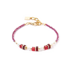Sparkling Princess bracelet gold-red