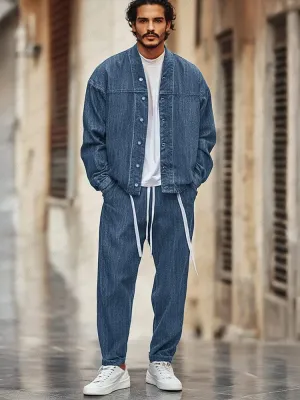 Timeless Denim Look 2-Piece Set