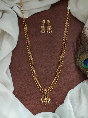 Timeless Simplicity Traditional Non-Idol Antique Long Haram Set